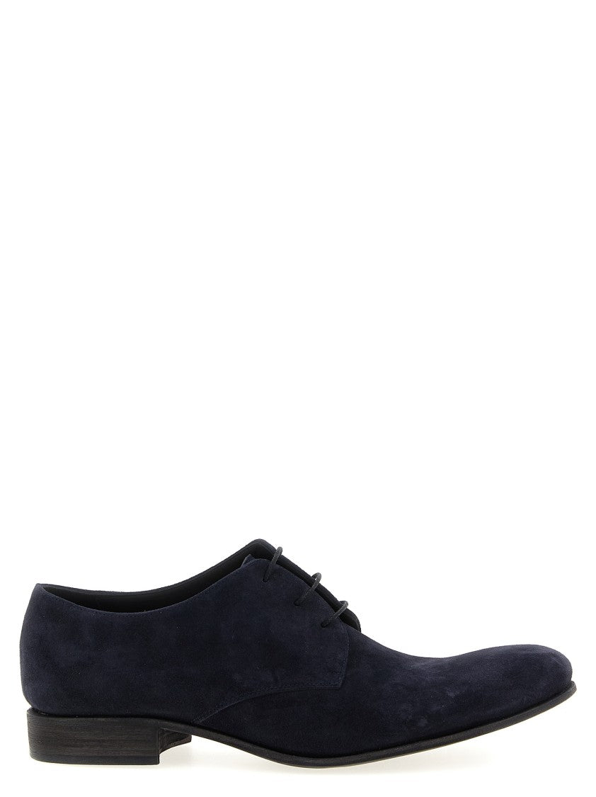 Julian Rounded Toe Suede Lace Up Shoes