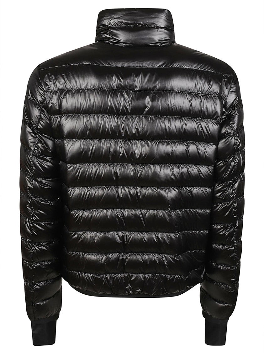 Moncler Grenoble Hers Quilted Black Hooded Puffer Down Jacket