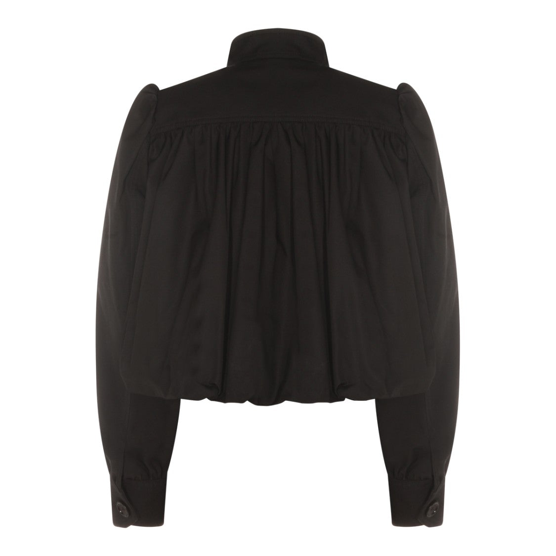 Chloé High Neck Oversized Black Jacket