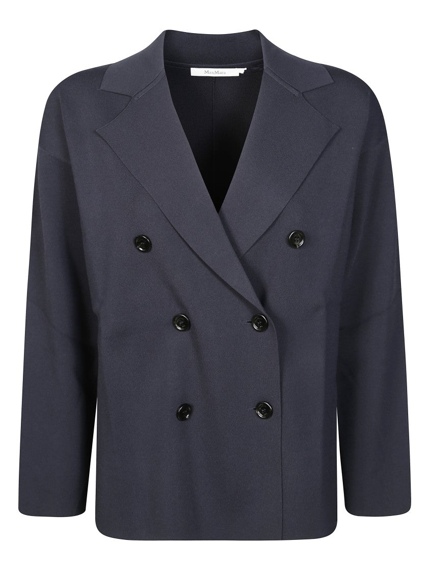 Max Mara Subdolo Double Breasted Knit Jacket