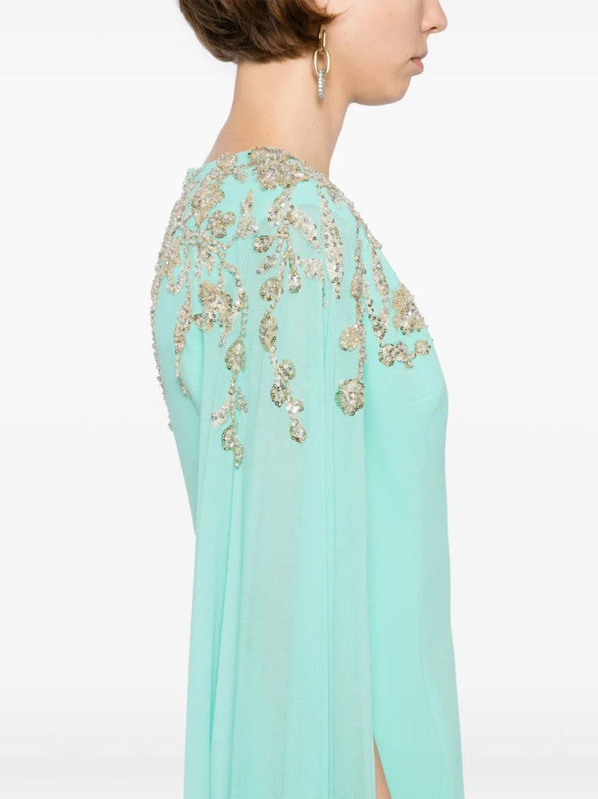 Saiid Kobeisy Embellished Crepe Kaftan