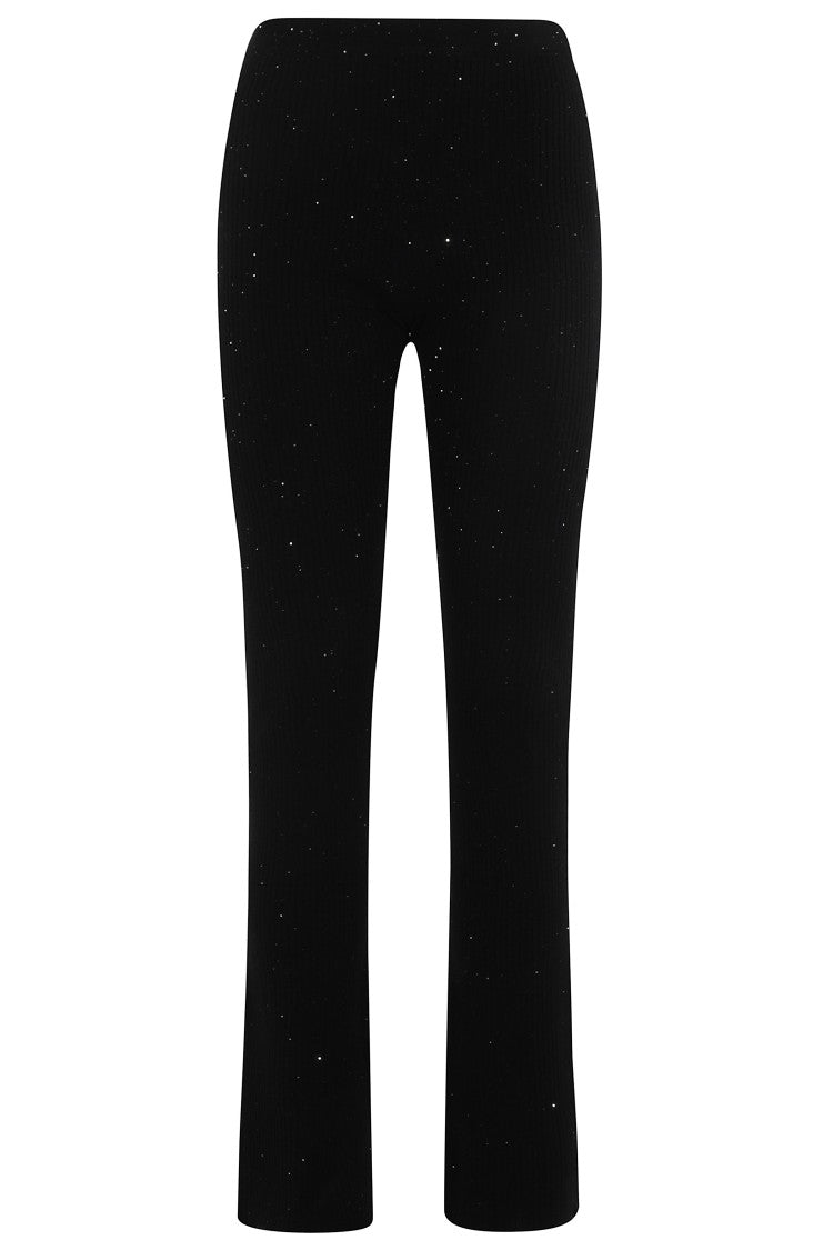 Pinko Flare-Leg Ibiza Pants In Sequined Knit Fabric