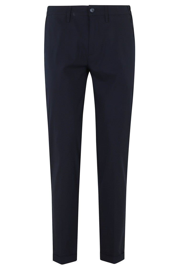 Re-Hash Cotton-Blend Elastic Waist Stretch Poplin Chino Pants