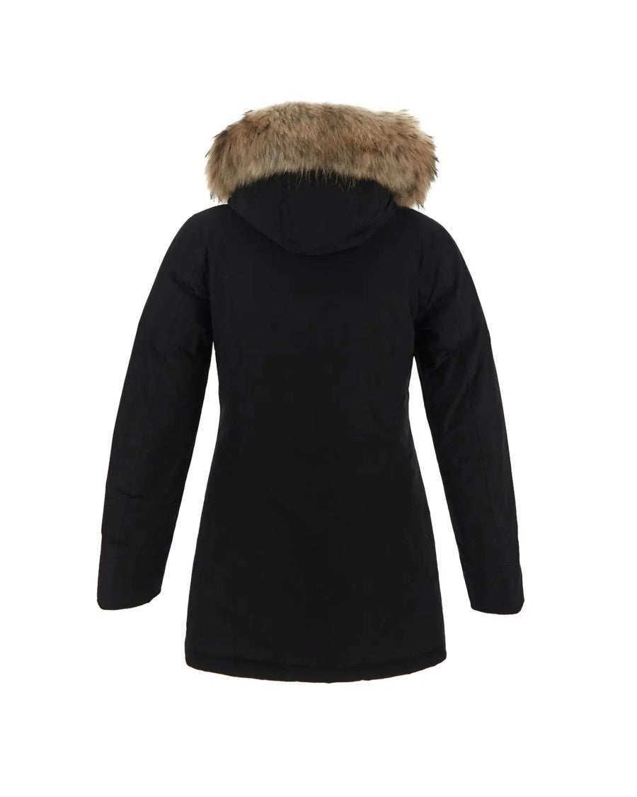Woolrich Arctic Parka With Removable Fur Black