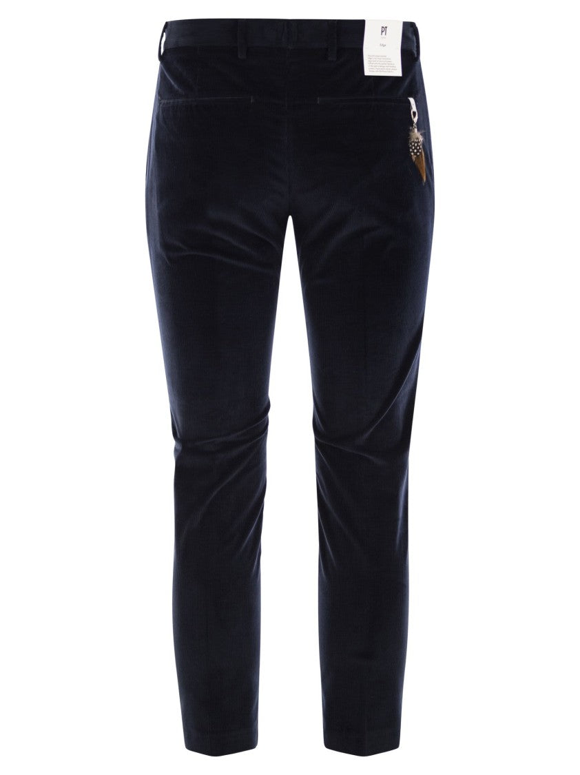 Pt Torino Velvet Milleraies Trousers