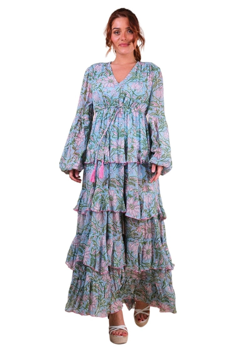 Miss June Rosa Long Dress