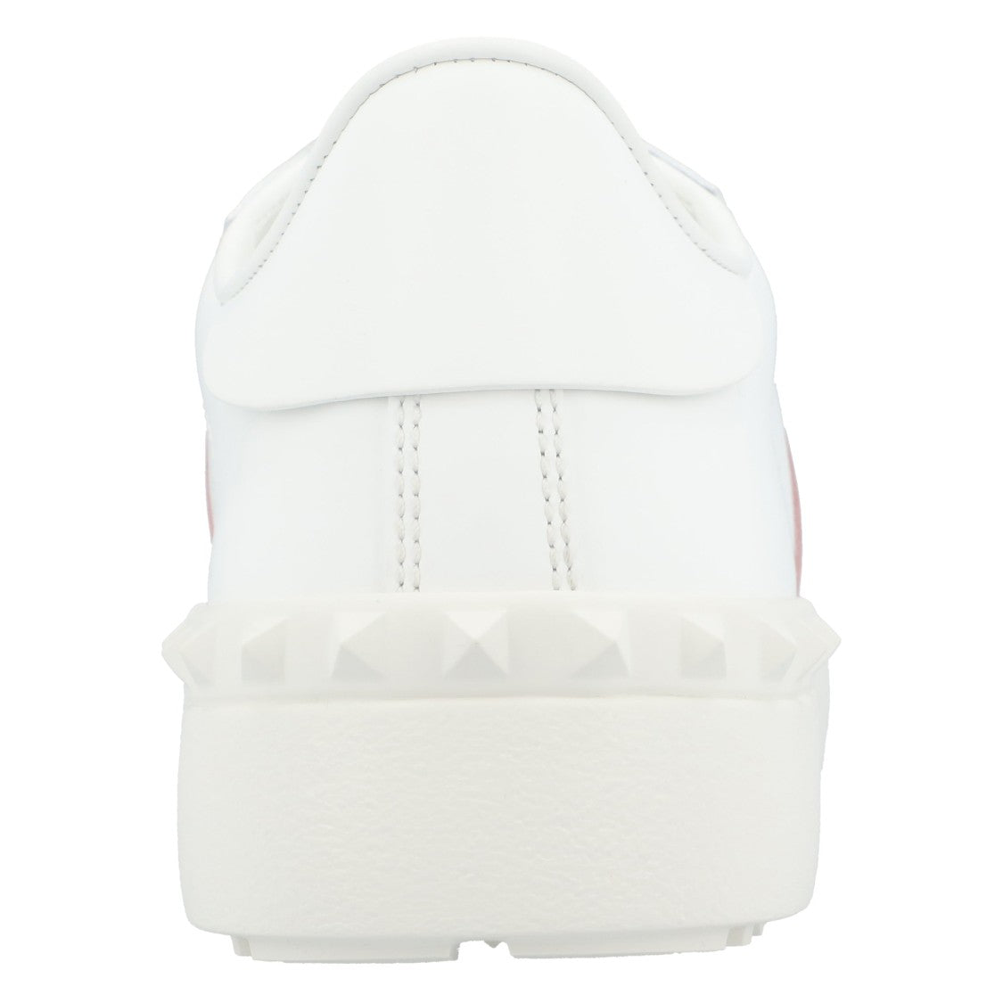 Valentino Calfskin Sneakers With Contrasting Band And Rubber Studs