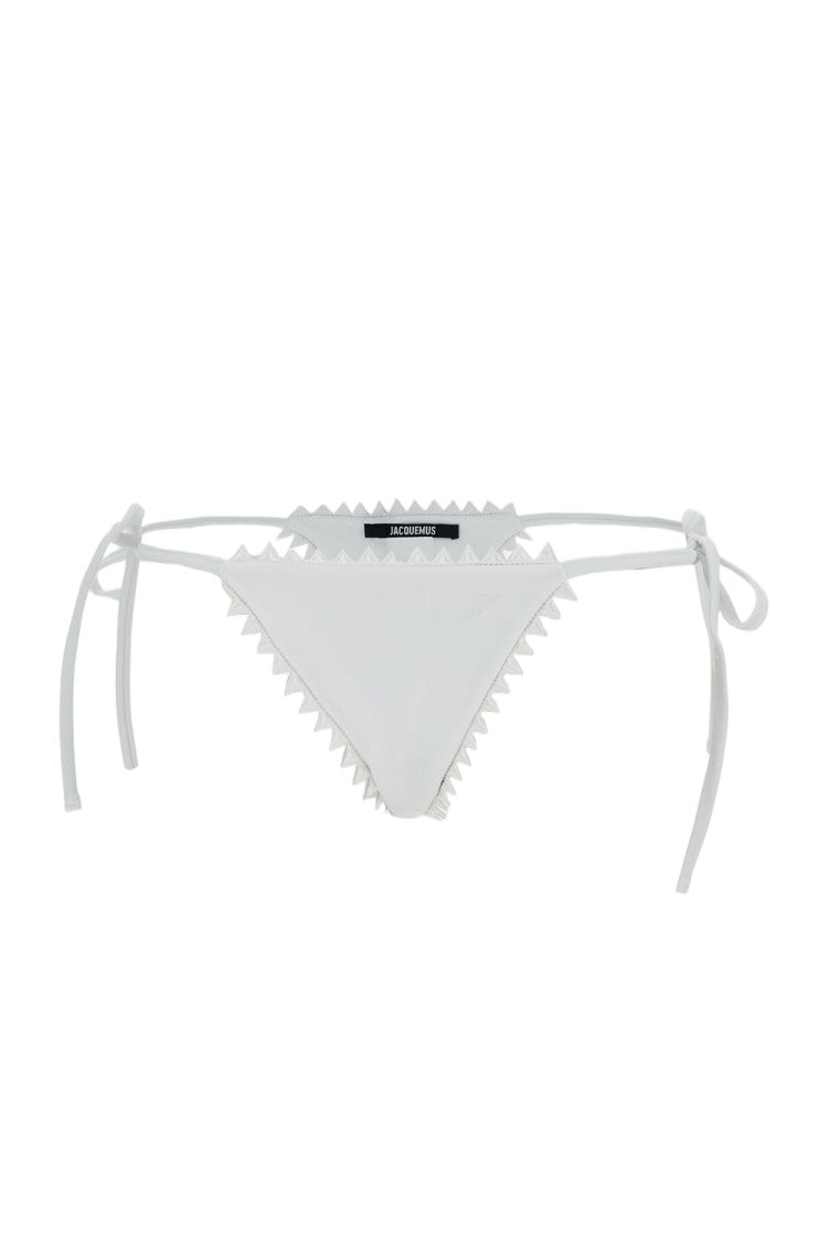 Jacquemus Thong Fit Bikini Bottom With Braided Edge Design