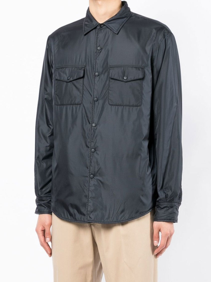 Aspesi Shiny-Finish Flap Pockets Shirt