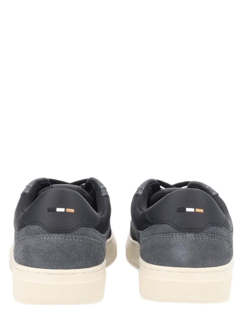 Boss Kieran Smooth Suede Cowhide Leather Sneakers