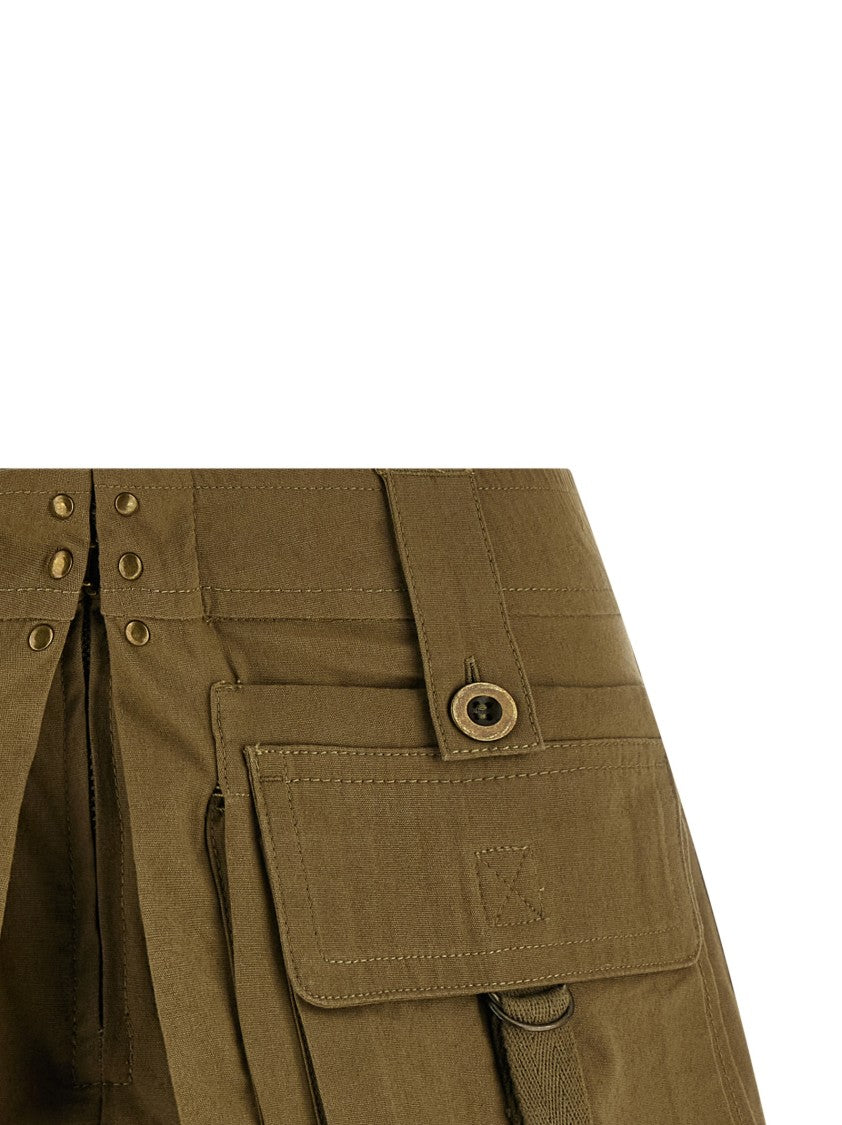 Isabel Marant 'Barta' Flared Cotton Canvas Skort