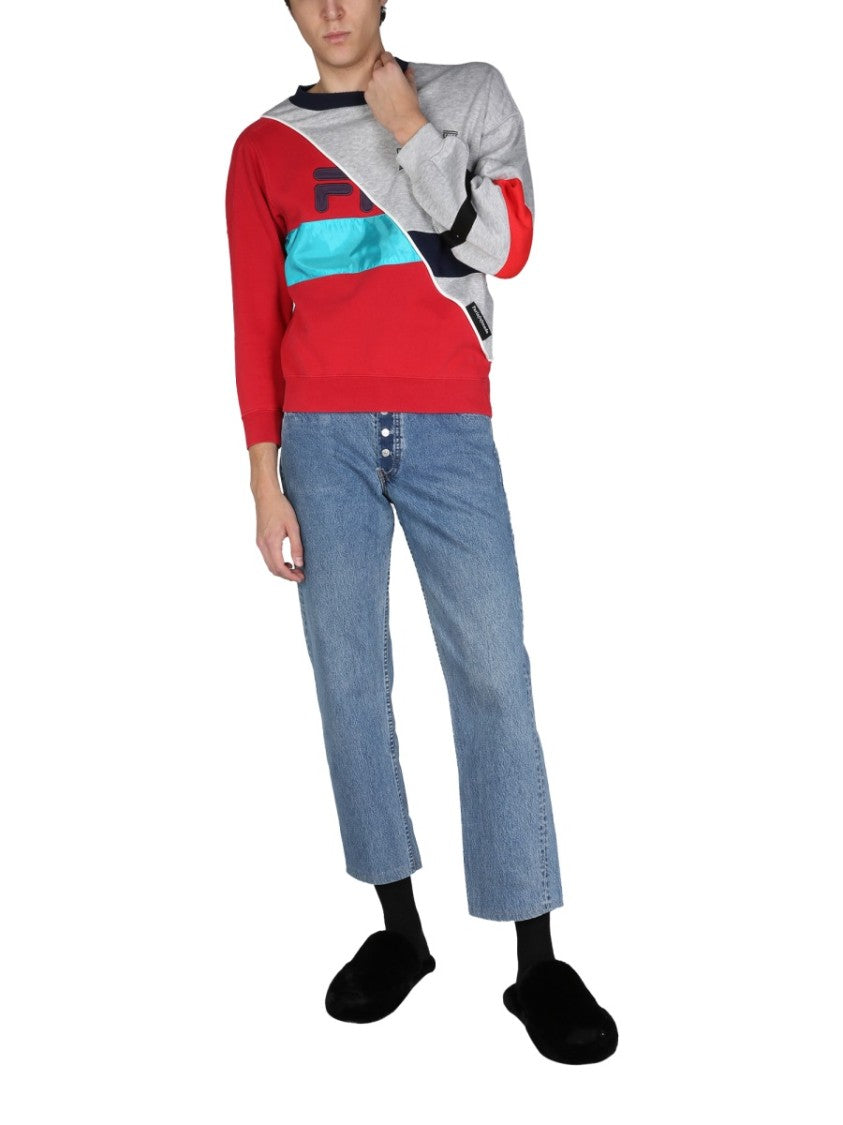 1/Off Double Waist Jeans