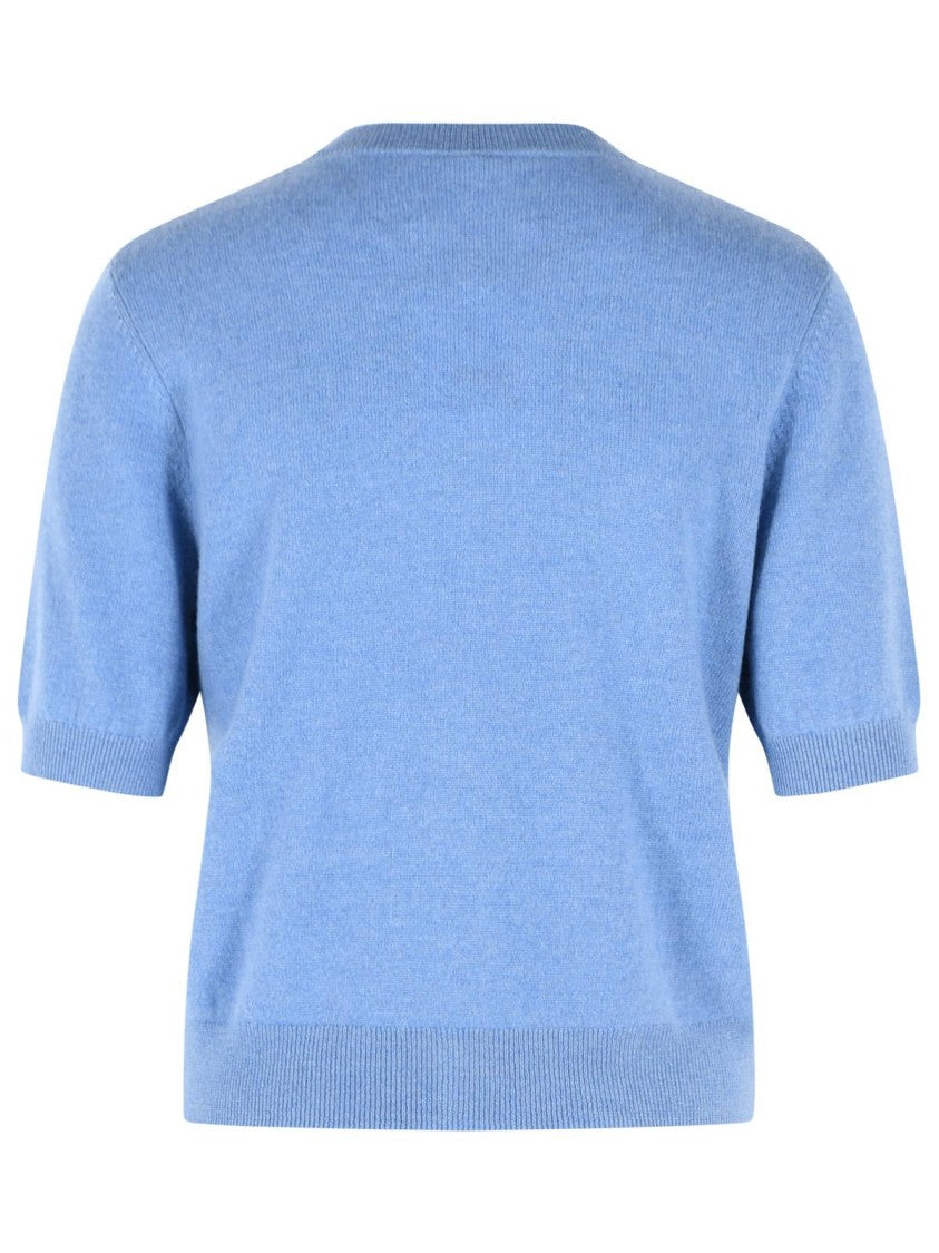 Lisa Yang 'Marene' Light Blue Cashmere Cardigan