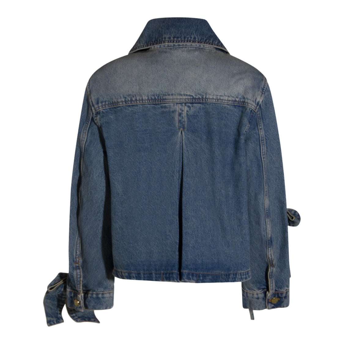 Ganni Structured Silhouette Jacket With Front Zipper Closure