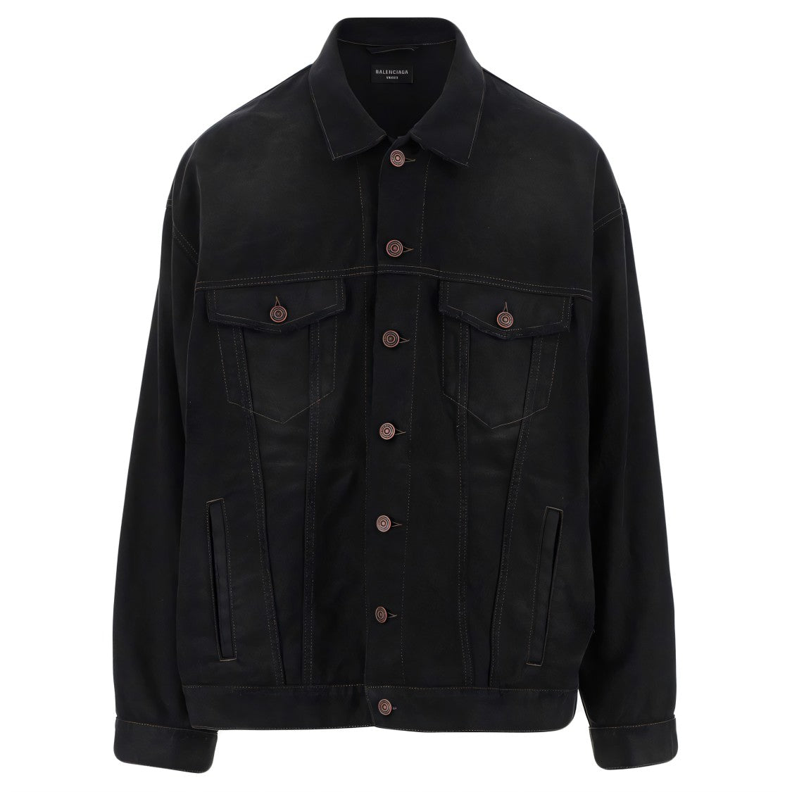 Balenciaga Oversized Black Denim Jacket