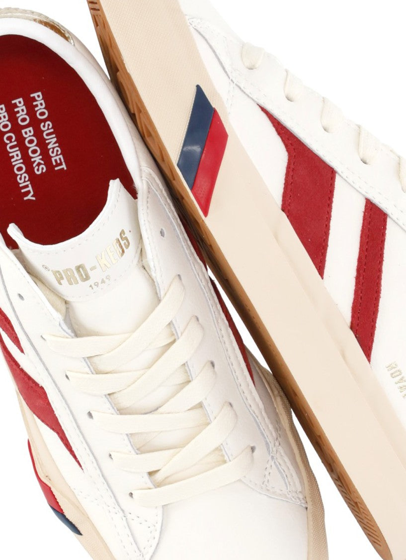 Pro-Keds White Royal Classic Suede Sneakers