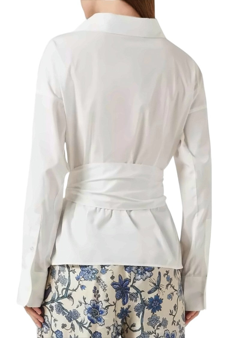 Max Mara Crisp White Cotton Shirt