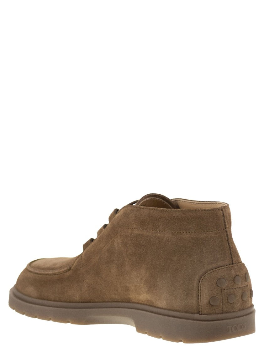 Tod's Suede Ankle Boots