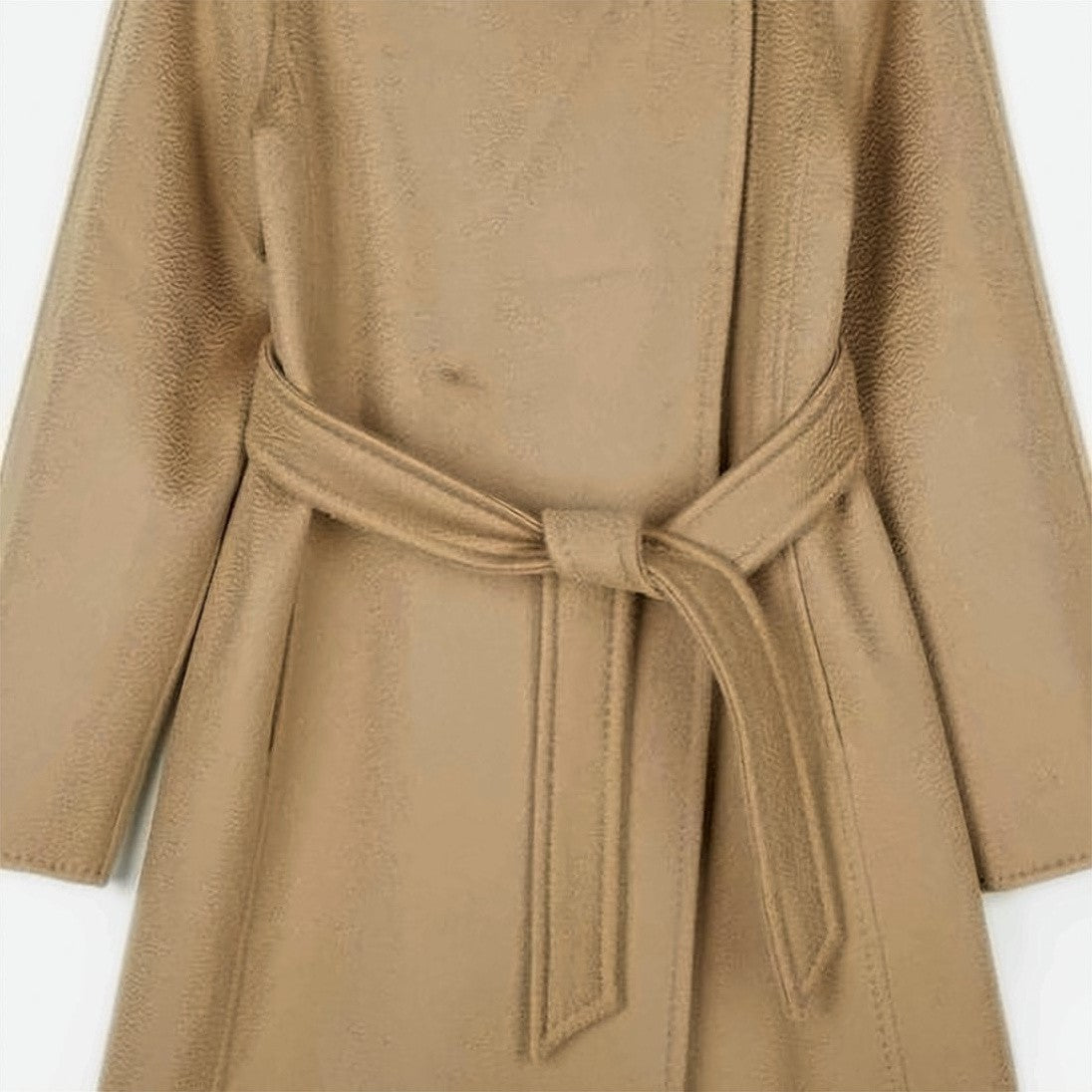 Max Mara Long Cashmere Coat With Classic Collar