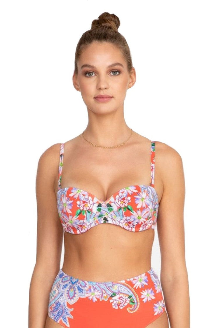Johnny Was Drew Structured Top Swimwear - Csw7621-F