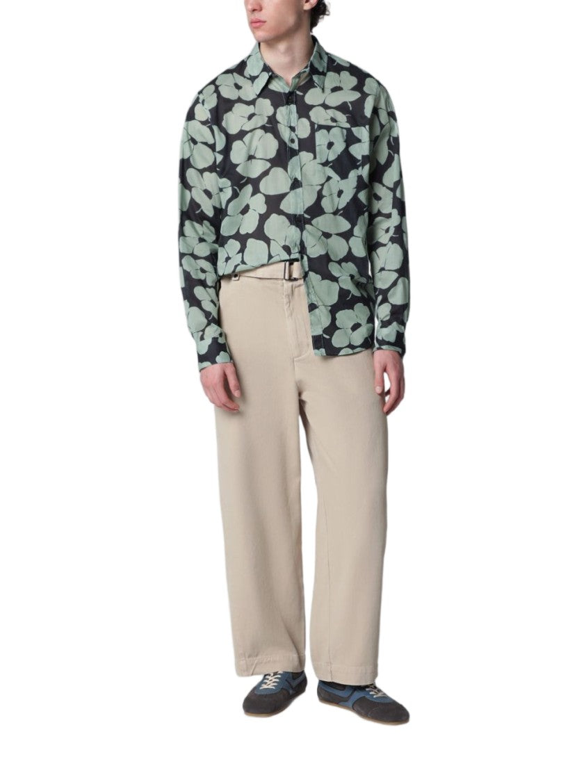 Dries Van Noten Classic Minimalist Long Sleeve Button Shirt