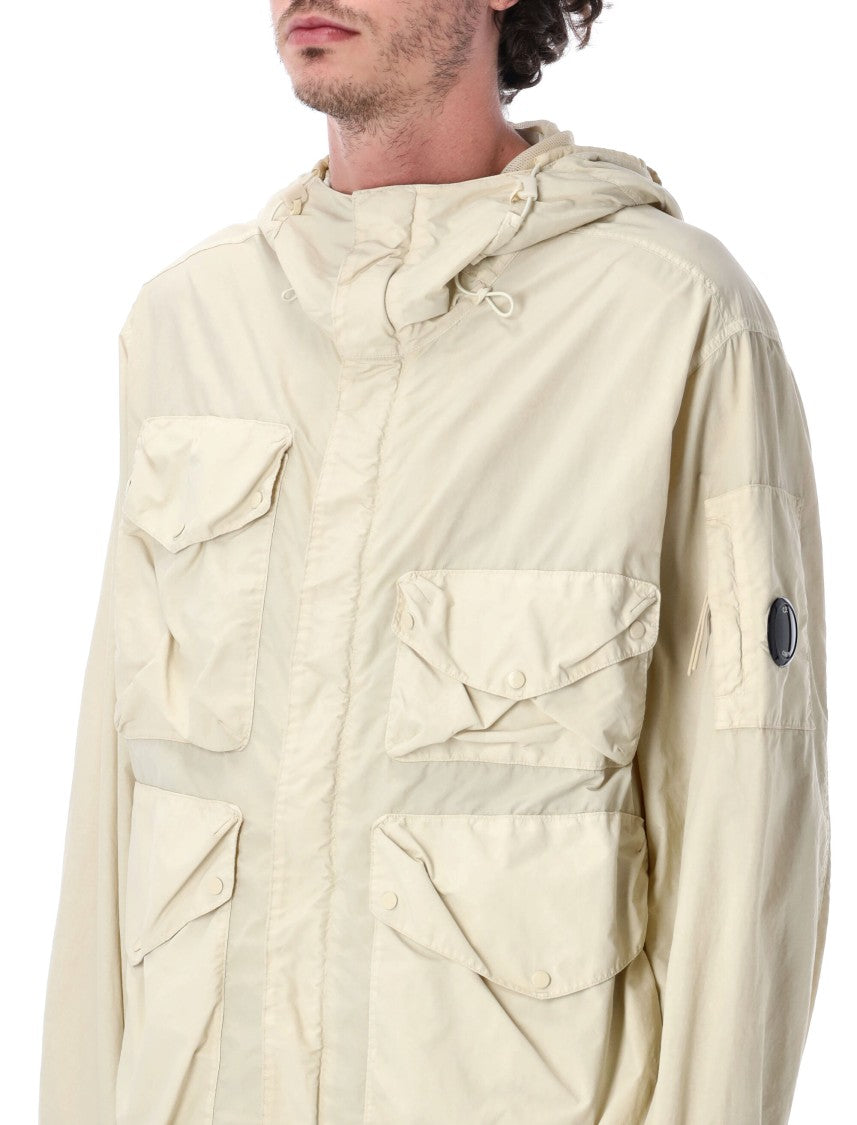 C.P. Company Flatt Nylon Goggle Hood Matte Jacket