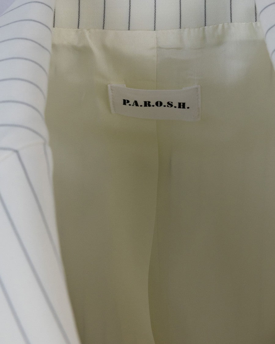 P.A.R.O.S.H. Pinstripe Sleeveless Blazer