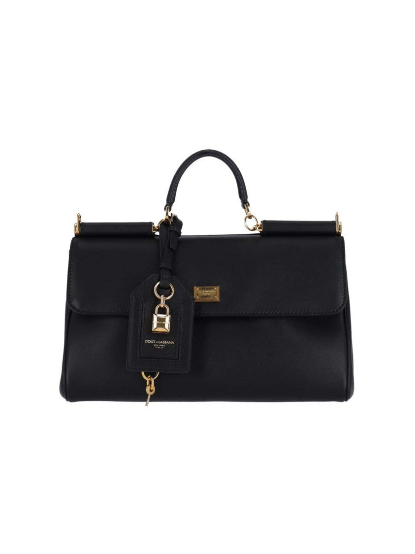 Dolce & Gabbana "My Sicily" Handbag, In Black Calfskin