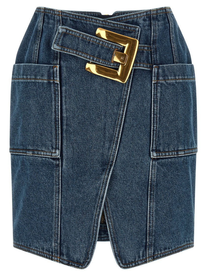 Balmain 'Belted' Skirt