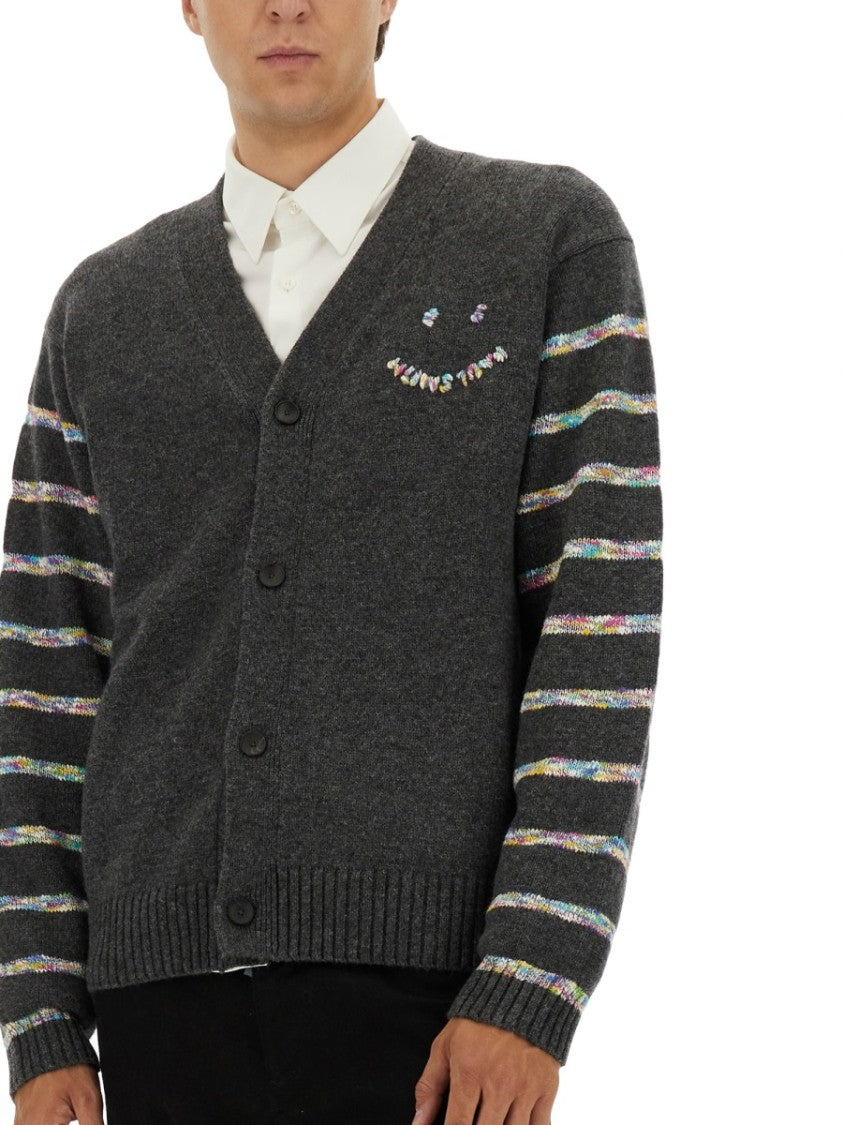 Ps Paul Smith Button Thru Ps Happy Cardigan