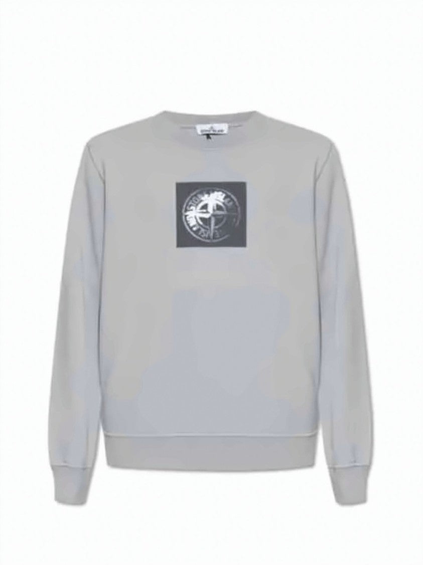 Stone Island Long-Sleeve Cotton Sweatshirt