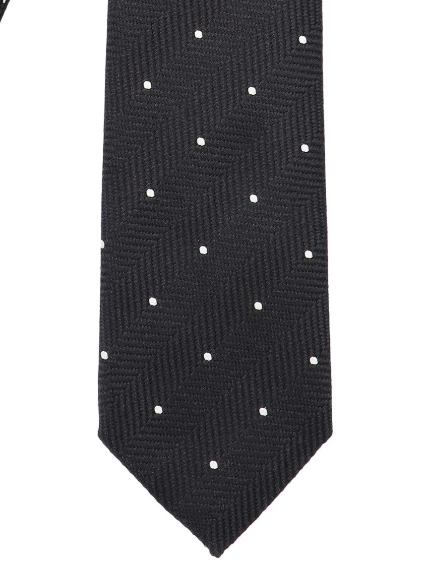 Tom Ford Polka Dot Tie Blue
