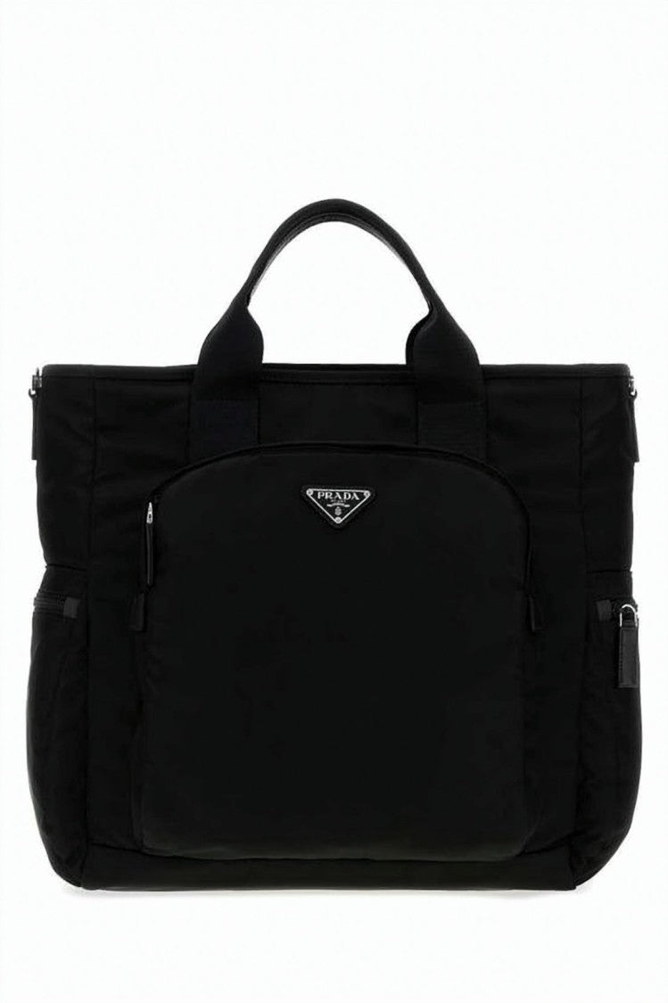 Prada Rectangular Crossbody Bag In Recycled Polyamide And Leather