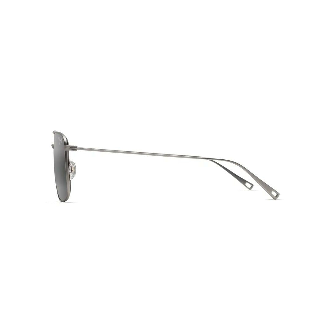 Maui Jim Aeko Rectangular Metal Sunglasses With Double Bridge Design