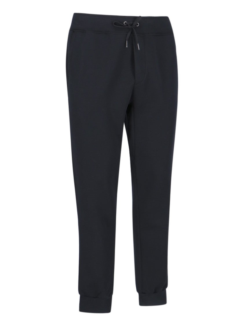 Polo Ralph Lauren Black Elastic Waist Drawstring Track Trousers