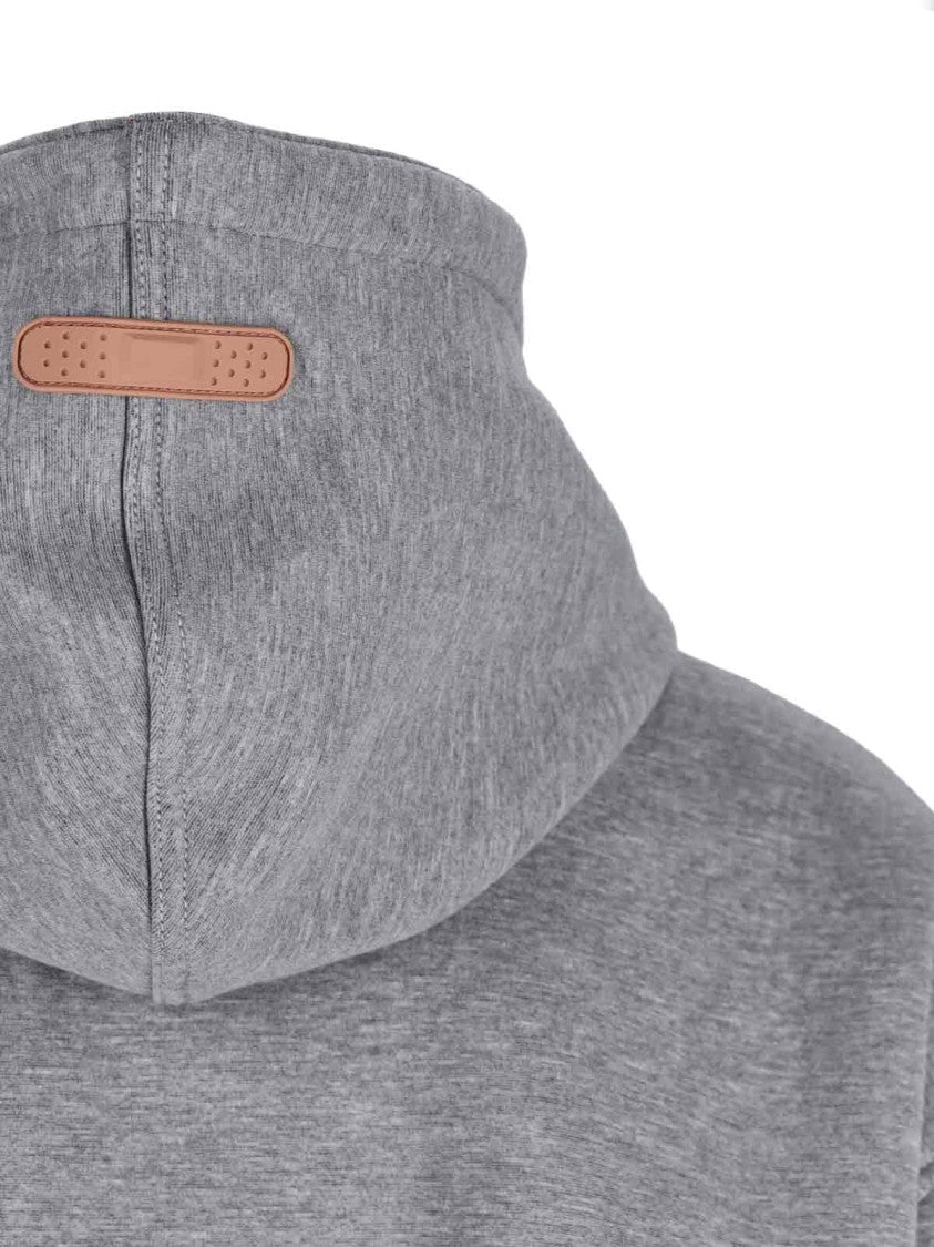 Pdf Logo Hooded Cardigan – Grey