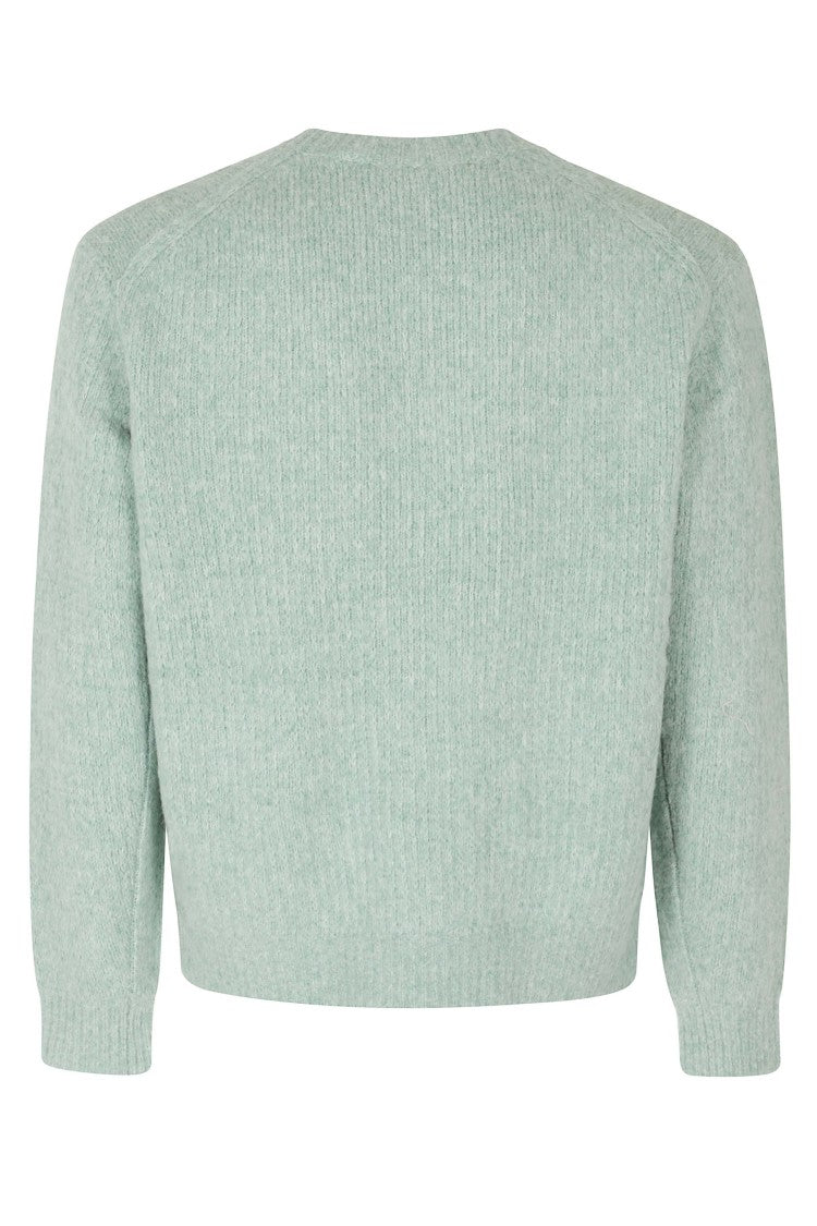 Sunflower Round Neck Pullover Sweater In Rough Rib Knit