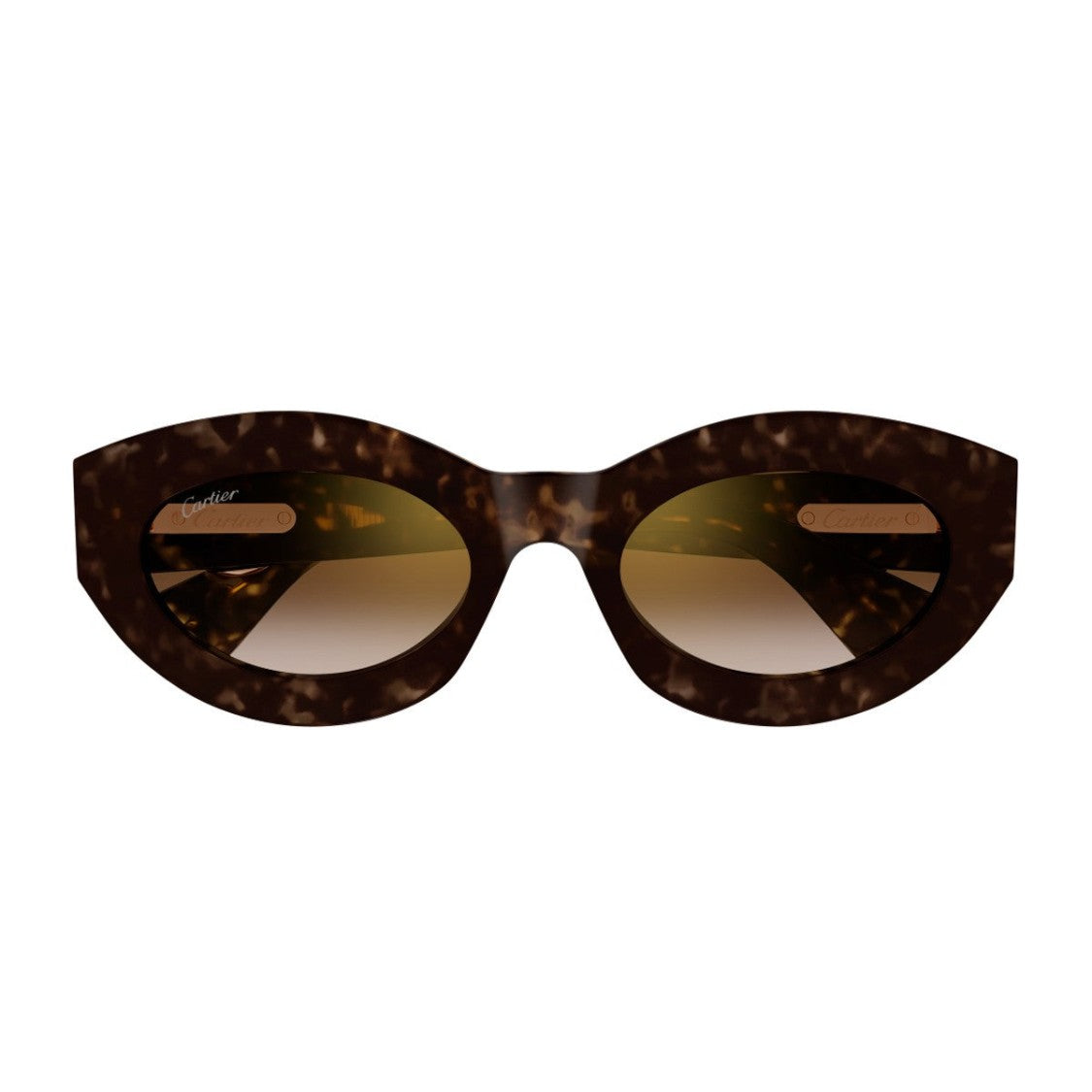 Cartier Havana Panthère C De Cartier Recycled Acetate Cat-Eye Sunglasses