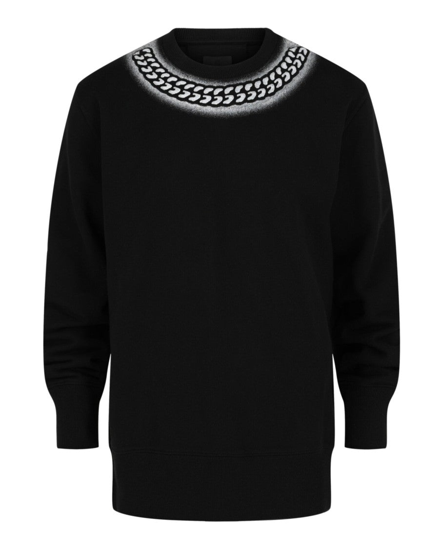 Givenchy Embossed Chain Graphic Sweatshirt