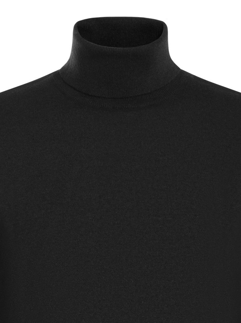 Franzese Collection Ribbed Turtleneck Sweater In Ultra-Soft Wool