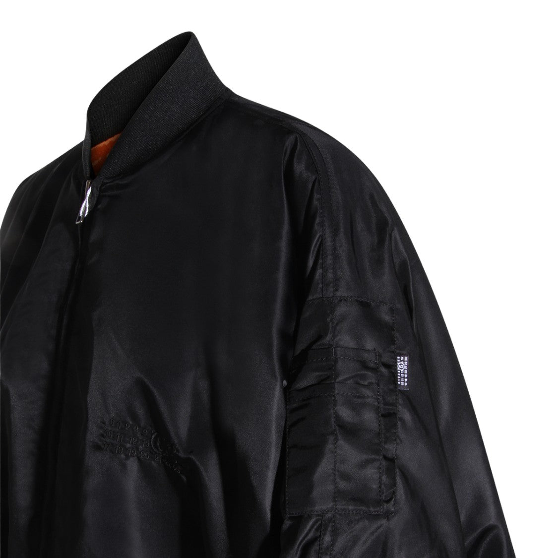 Mm6 By Maison Margiela Tailored Black Jacket With Classic Collar