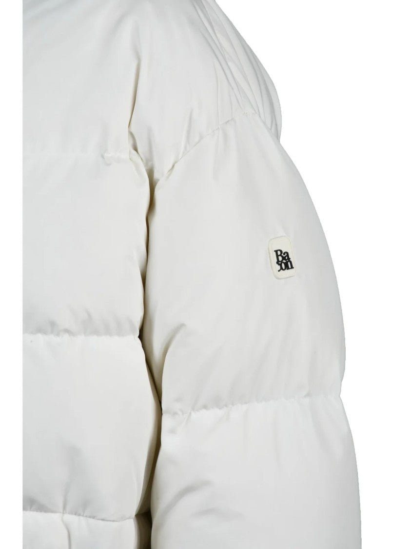 Bacon White Polyester Cloud 105 Down Jacket