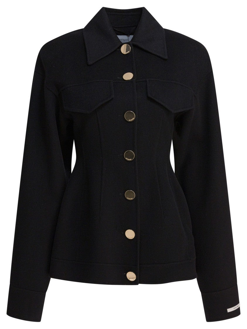 Max Mara Tailored Wool Jacket With Structured Collar