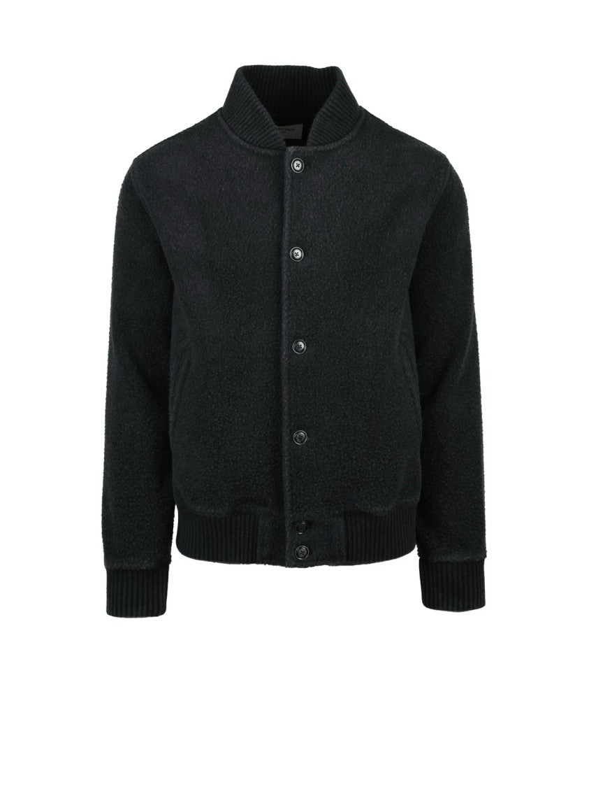 Circolo 1901 Black Virgin Wool-Blend Jacket
