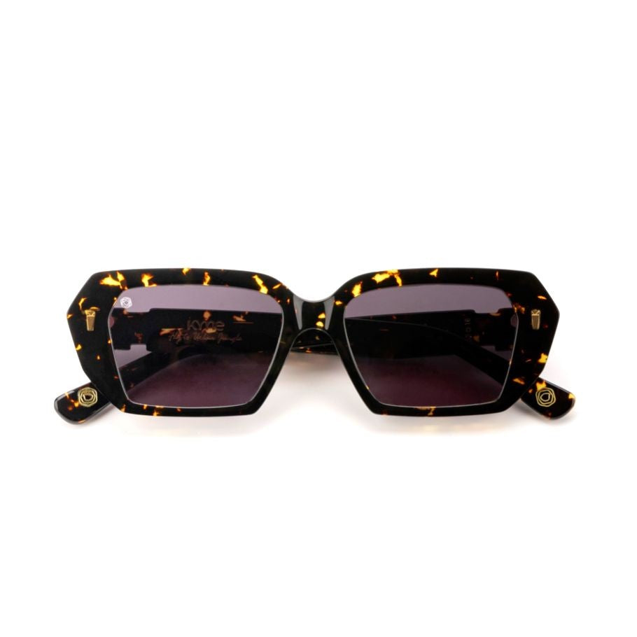 Kyme Rylee3 Oversized Tortoiseshell Sunglasses With Gradient Lenses