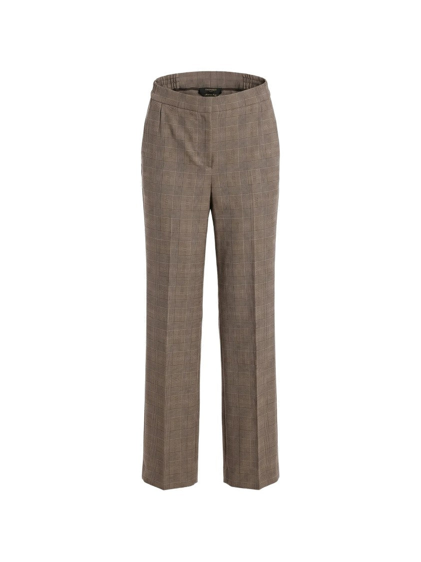Twin-Set Prince Of Wales Check Tailored Formal Pants