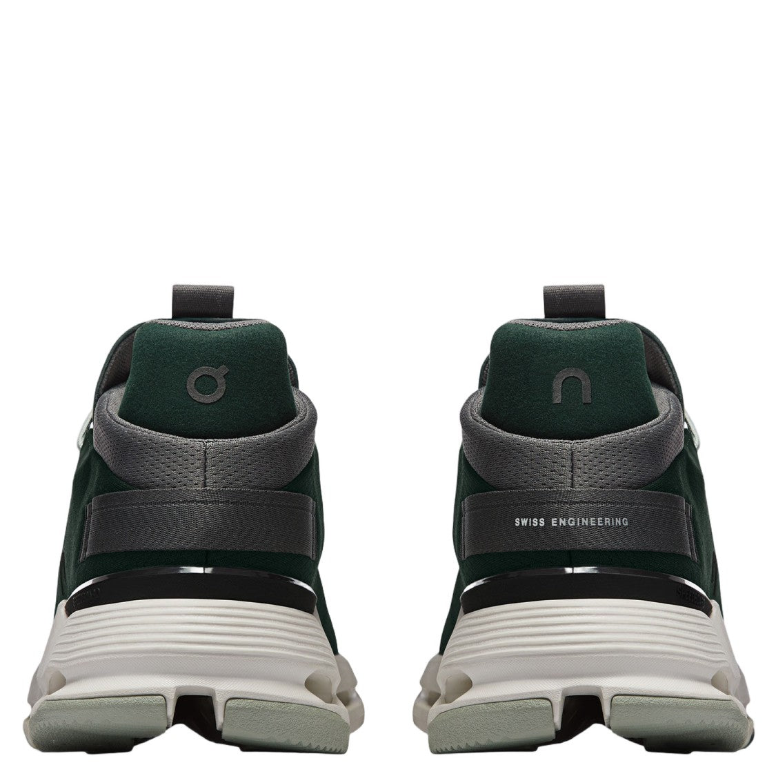 On Running Dark Green Stretch Nylon Sneakers