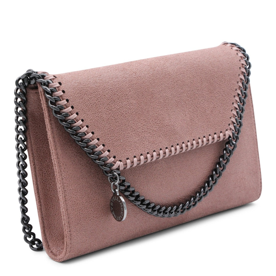 Stella Mccartney Structured Neutral Handbag With Clean Lines