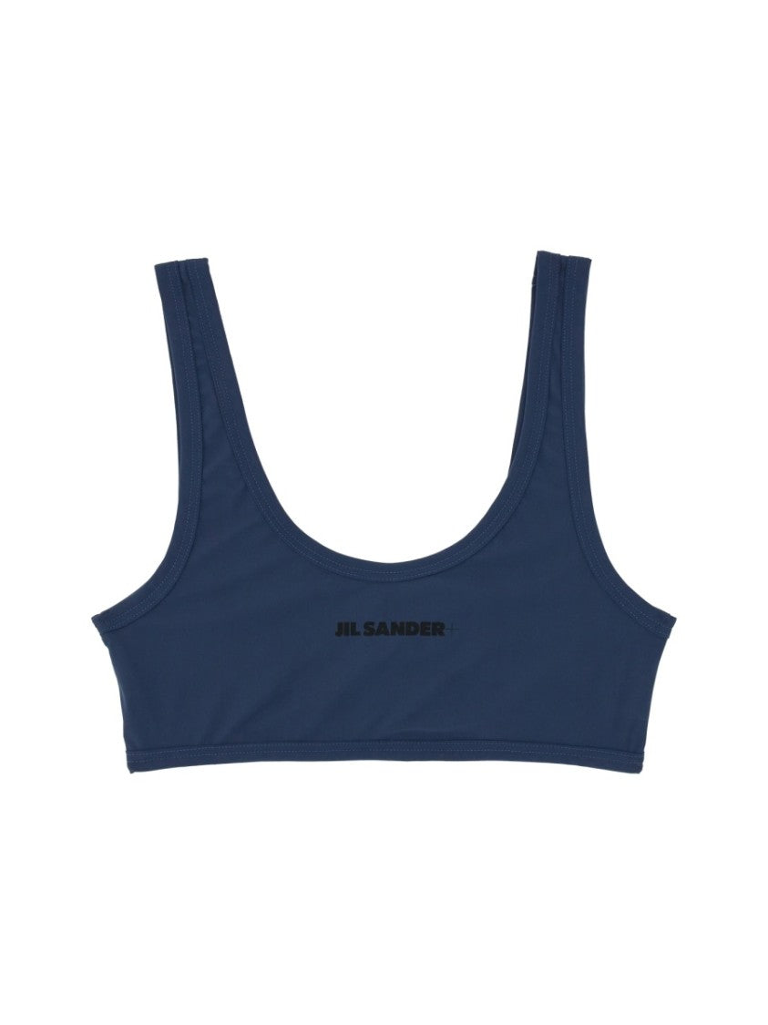 Jil Sander Scoop Neck Bikini Top With Thick Straps
