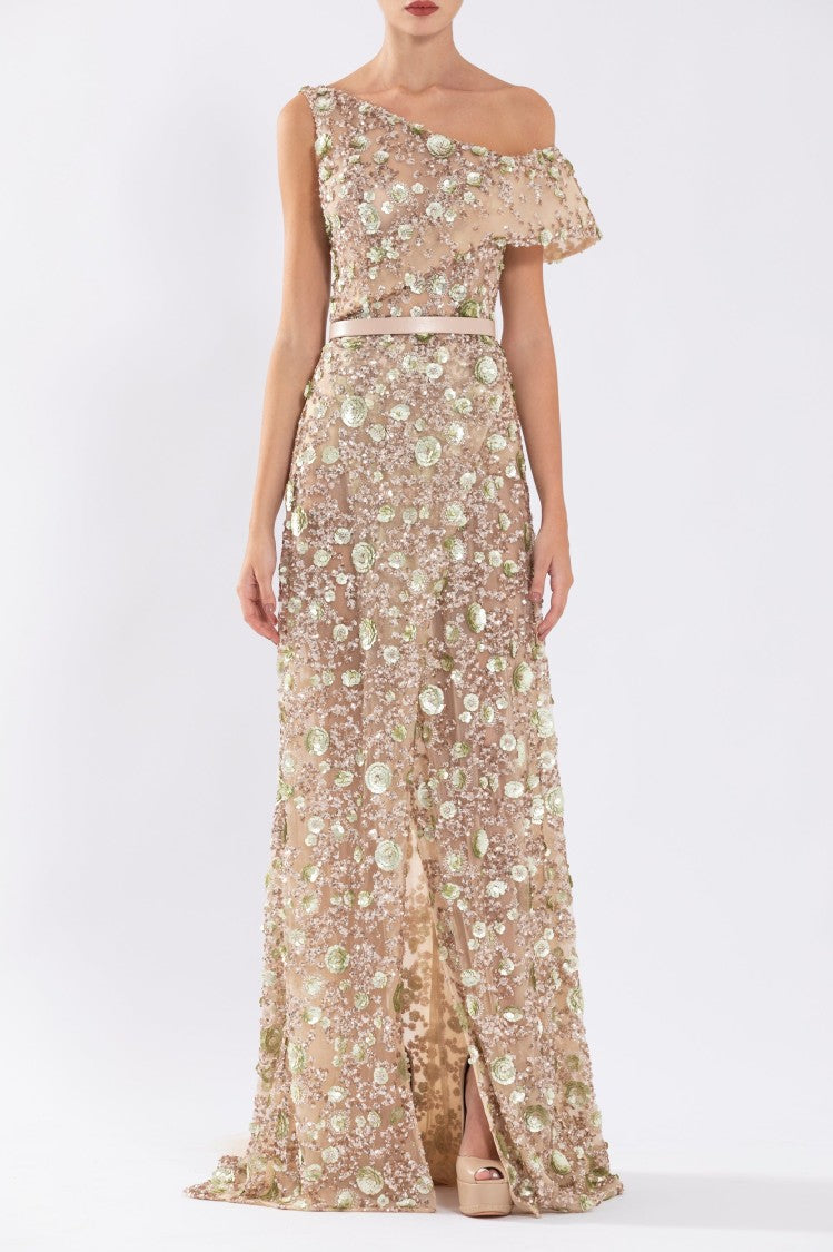 Saiid Kobeisy Tulle Dress, With Envelope Skirt